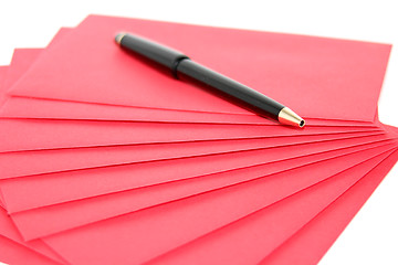 Image showing Paper and pencil