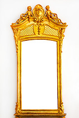 Image showing Gold mirror