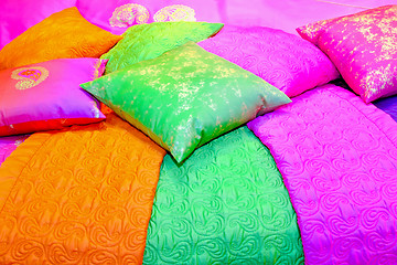 Image showing Colorful cushions