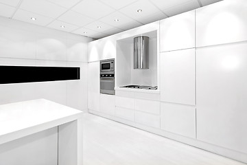 Image showing White kitchen