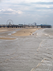 Image showing Blackpool Beach