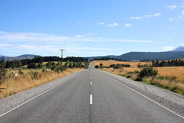 Image showing Straight road