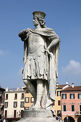 Image showing Old statue in Padua