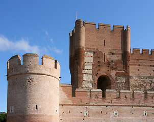 Image showing Fortified castle