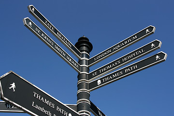 Image showing London sign