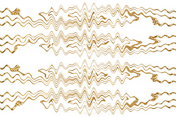 Image showing golden abstract