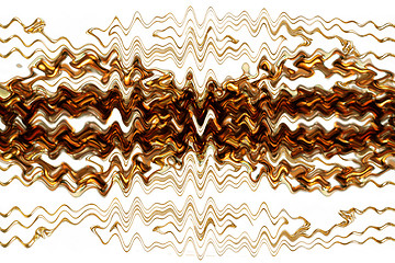 Image showing golden abstract