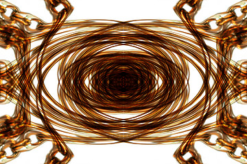 Image showing golden abstract