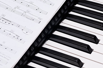 Image showing Piano Keys