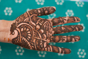 Image showing Mehandi