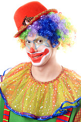 Image showing Portrait of a clown