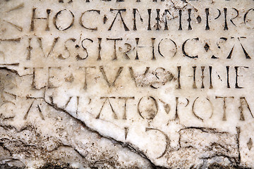 Image showing Ancient text