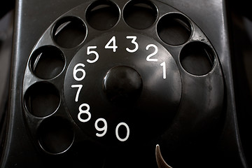 Image showing Antique Telephone Dial