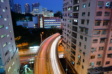 Image showing Traffic at night