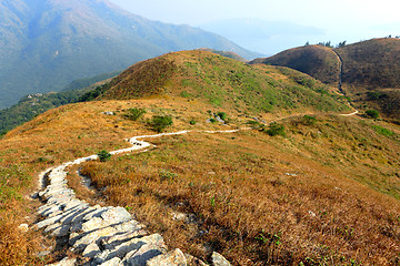 Image showing twisting mountain path