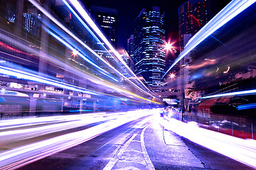 Image showing modern city at night