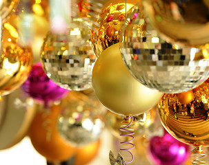 Image showing christmas balls