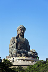 Image showing Tian Tan Buddha in Hong Kong