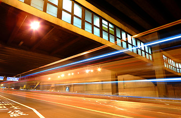 Image showing traffic at night