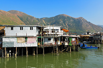 Image showing Tai O, fishing village in Hong Kong