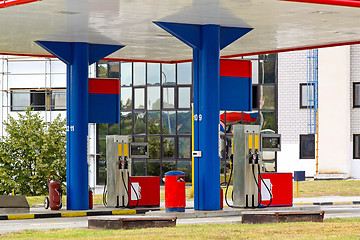 Image showing Gasoline station