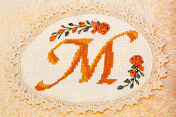 Image showing Monogram towel