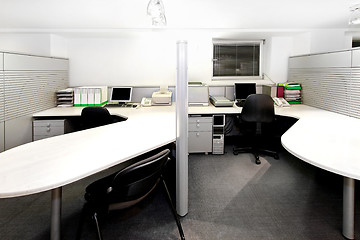 Image showing Office cubicles