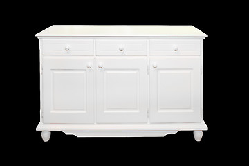 Image showing White cabinet