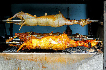 Image showing Lambs on broach