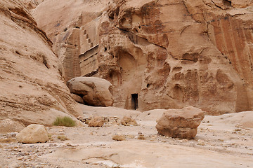 Image showing In Ancient Town of Petra