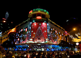 Image showing Christmas shopping in Vietnam