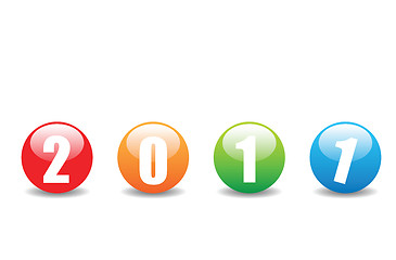 Image showing 2011 new year