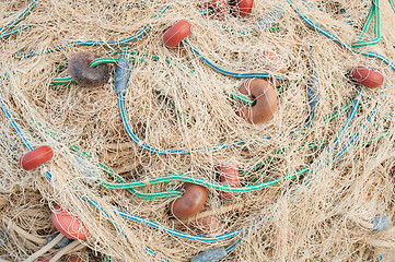 Image showing Fishing nets