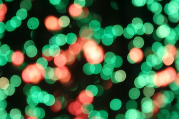 Image showing Green Sparkling Lights