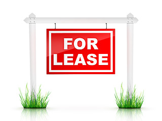 Image showing Sign - For Lease