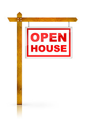 Image showing Sign - Open House