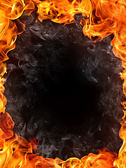 Image showing Fire Background