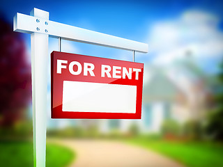 Image showing For Rent Sign