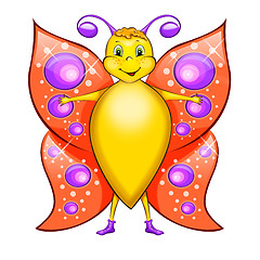 Image showing Cartoon Character – Butterfly