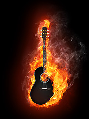 Image showing Acoustic - Electric Guitar