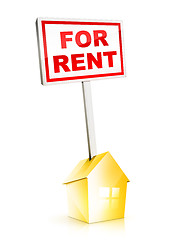 Image showing For Rent Sign