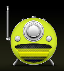 Image showing Red Radio