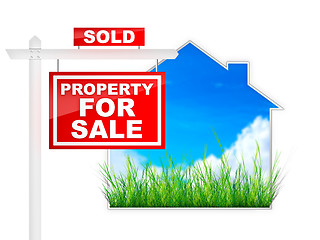 Image showing Sign - Property For Sale