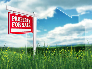 Image showing Real Estate Sign – Property For Sale