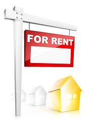 Image showing For Rent Sign