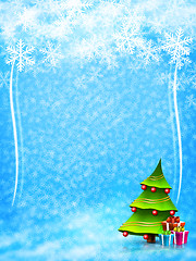 Image showing Christmas and New Year background