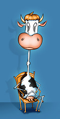 Image showing Cartoon Character - Cow