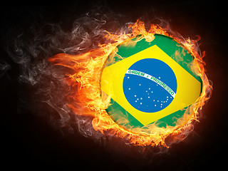 Image showing Brazil Flag