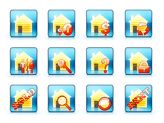 Image showing Real Estate Icon Set