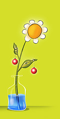 Image showing Cartoon Flower